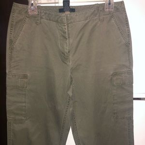 The Limited Olive green crop pants